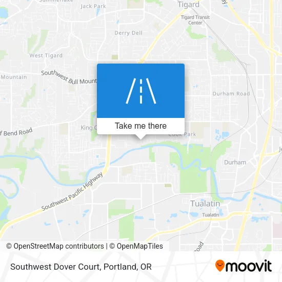 Southwest Dover Court map