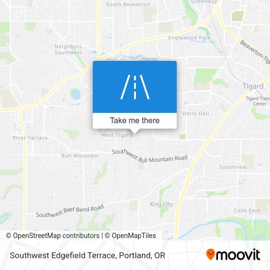 Southwest Edgefield Terrace map