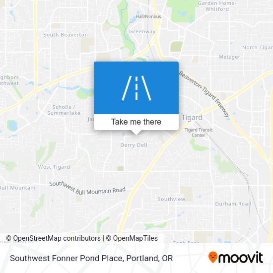 Southwest Fonner Pond Place map