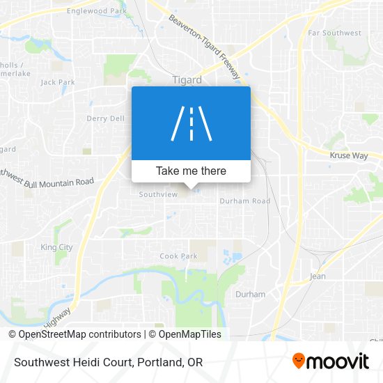 Mapa de Southwest Heidi Court