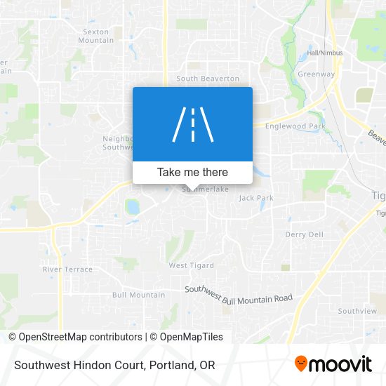 Southwest Hindon Court map