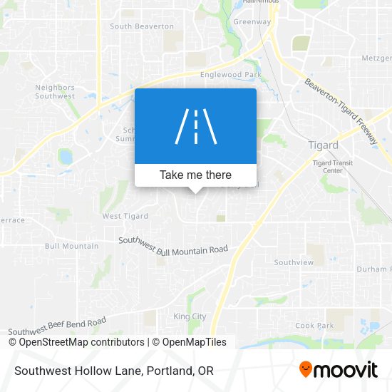 Mapa de Southwest Hollow Lane