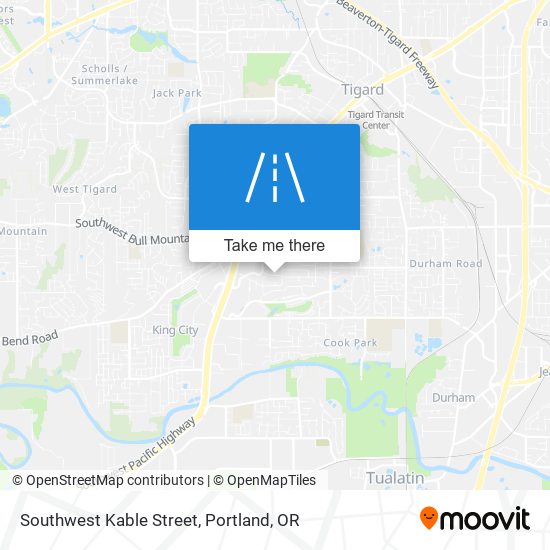 Mapa de Southwest Kable Street