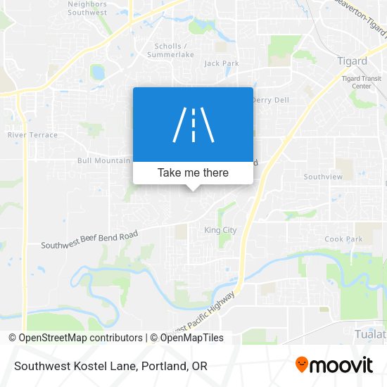 Mapa de Southwest Kostel Lane