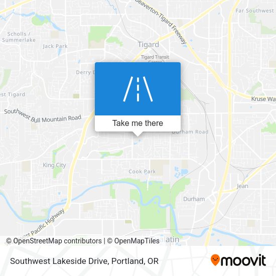 Mapa de Southwest Lakeside Drive