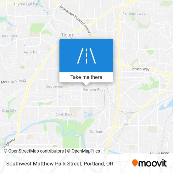 Southwest Matthew Park Street map