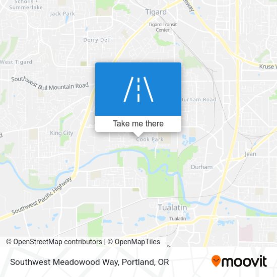 Southwest Meadowood Way map