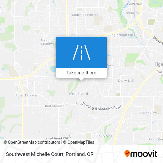 Mapa de Southwest Michelle Court