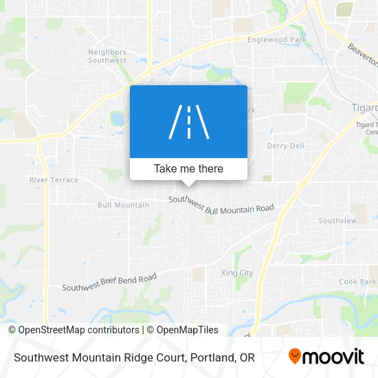Mapa de Southwest Mountain Ridge Court