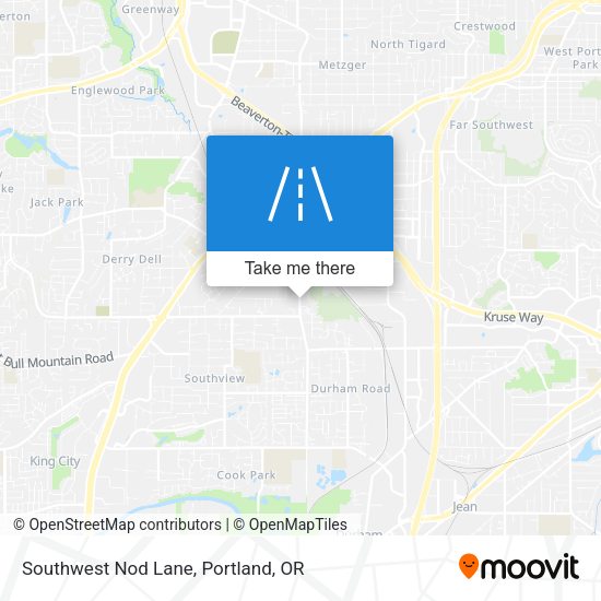 Mapa de Southwest Nod Lane