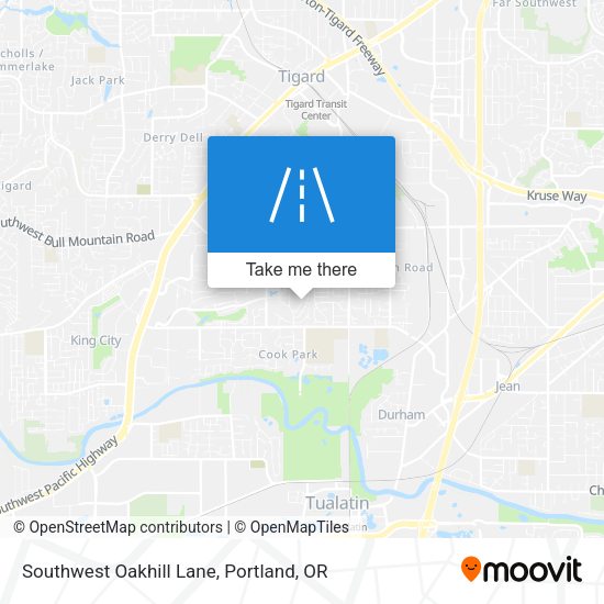 Mapa de Southwest Oakhill Lane