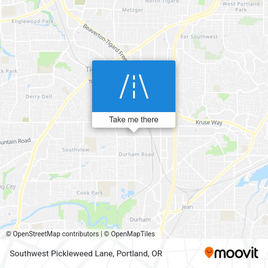Southwest Pickleweed Lane map