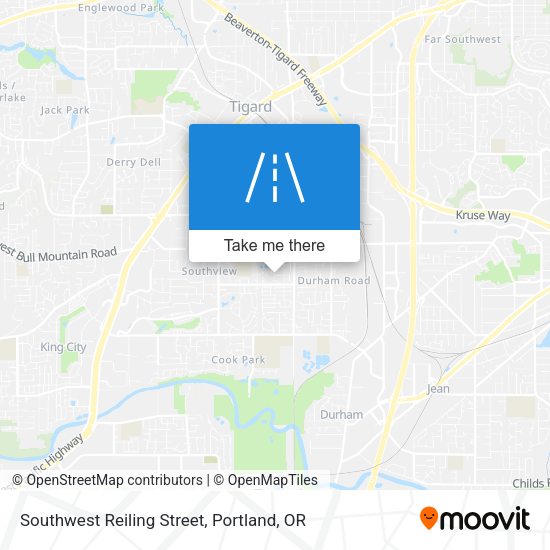 Southwest Reiling Street map