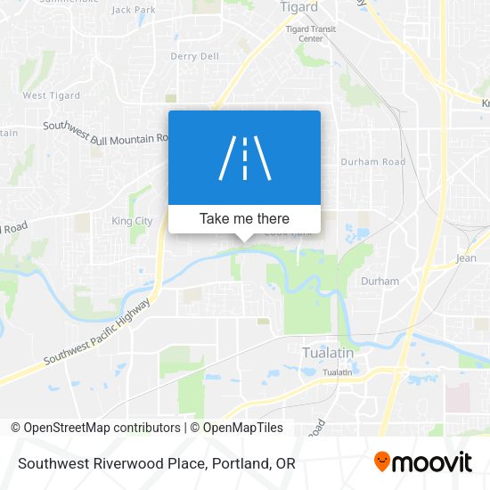 Mapa de Southwest Riverwood Place