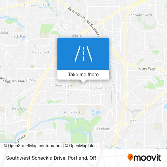Southwest Scheckla Drive map