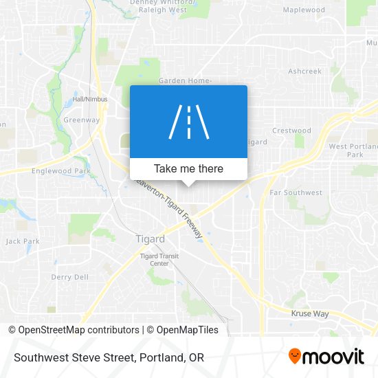 Mapa de Southwest Steve Street