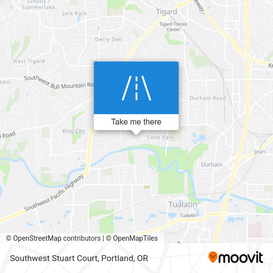 Mapa de Southwest Stuart Court
