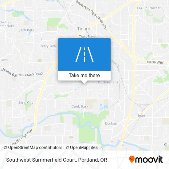 Mapa de Southwest Summerfield Court