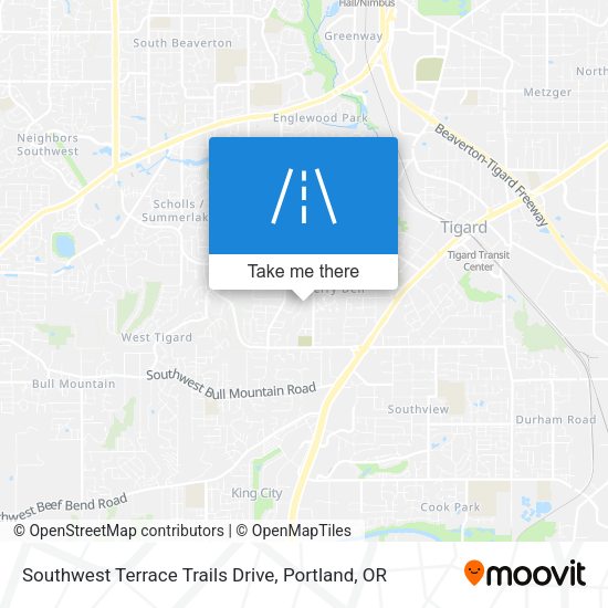 Mapa de Southwest Terrace Trails Drive