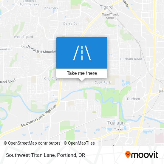 Mapa de Southwest Titan Lane