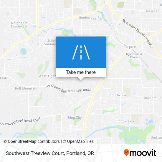 Southwest Treeview Court map