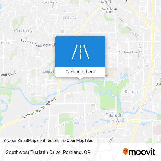 Southwest Tualatin Drive map