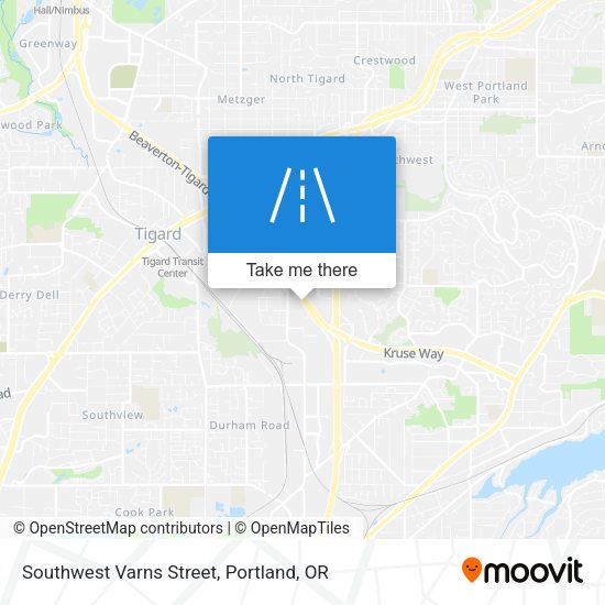 Southwest Varns Street map