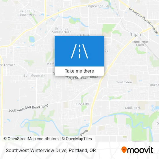 Southwest Winterview Drive map