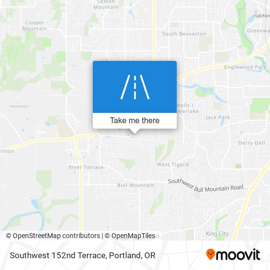 Mapa de Southwest 152nd Terrace