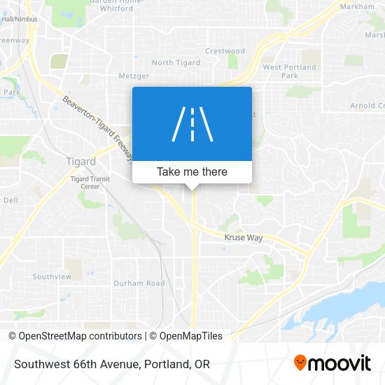 Mapa de Southwest 66th Avenue