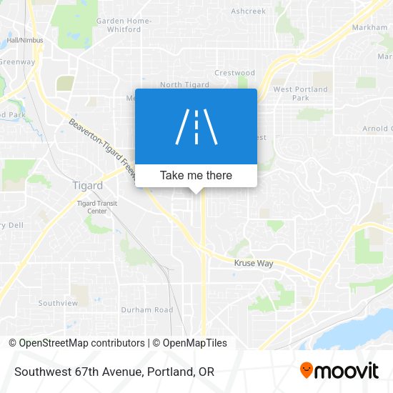 Mapa de Southwest 67th Avenue