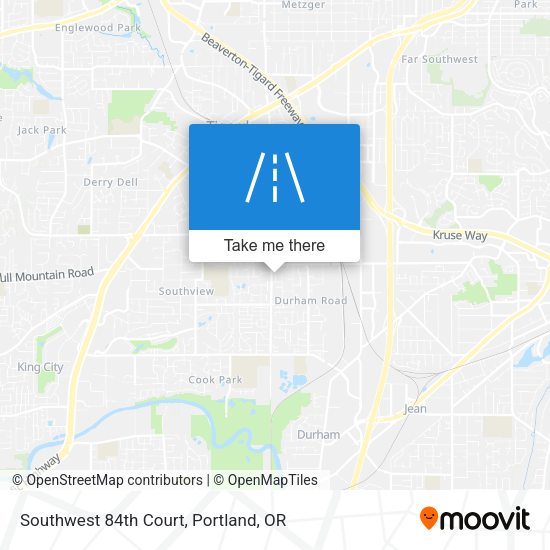 Southwest 84th Court map