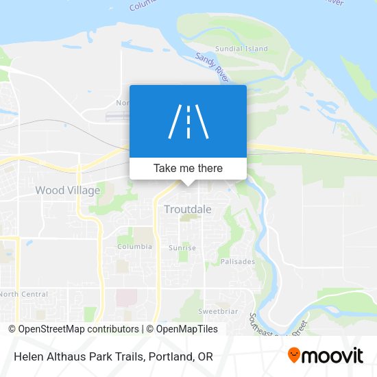 Helen Althaus Park Trails map