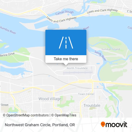Northwest Graham Circle map