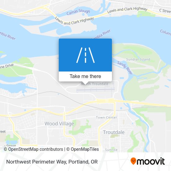 Northwest Perimeter Way map