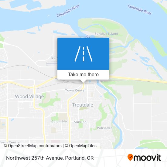 Mapa de Northwest 257th Avenue