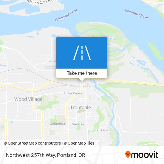 Northwest 257th Way map