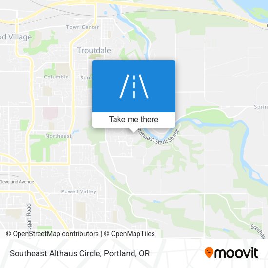 Southeast Althaus Circle map