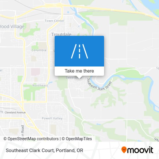 Mapa de Southeast Clark Court