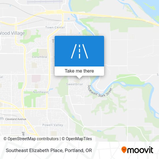 Southeast Elizabeth Place map