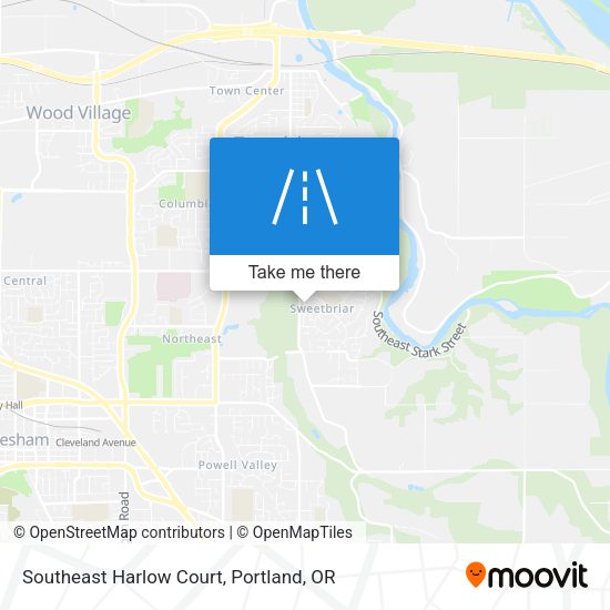 Southeast Harlow Court map