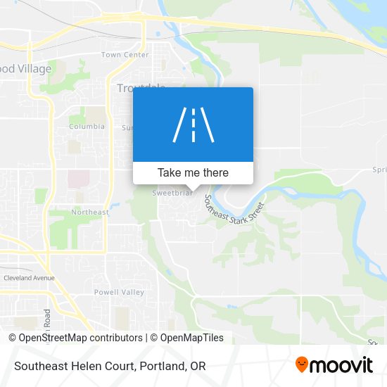 Southeast Helen Court map