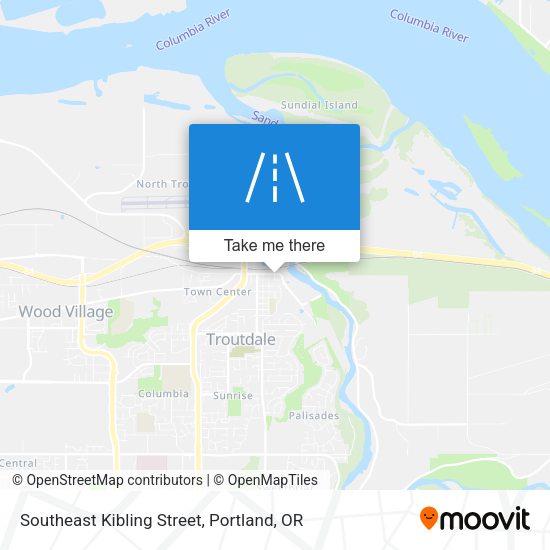 Southeast Kibling Street map