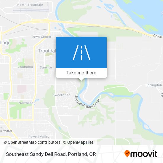 Mapa de Southeast Sandy Dell Road
