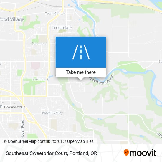 Mapa de Southeast Sweetbriar Court