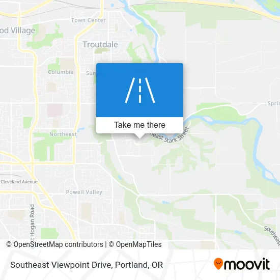 Southeast Viewpoint Drive map