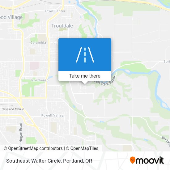 Southeast Walter Circle map