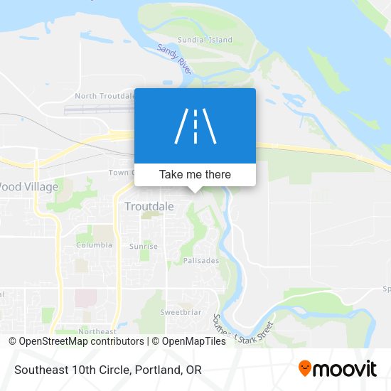 Mapa de Southeast 10th Circle