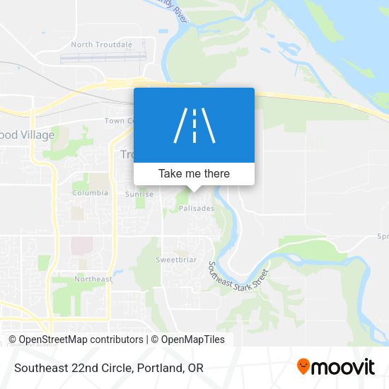 Southeast 22nd Circle map