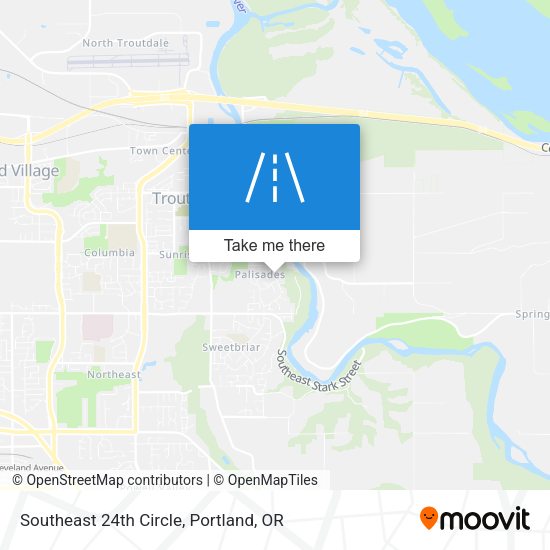 Southeast 24th Circle map
